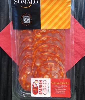 Kiełbasa Chorizo Extra Gran Vela Plastry 100g